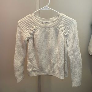 White Chenille Sweater